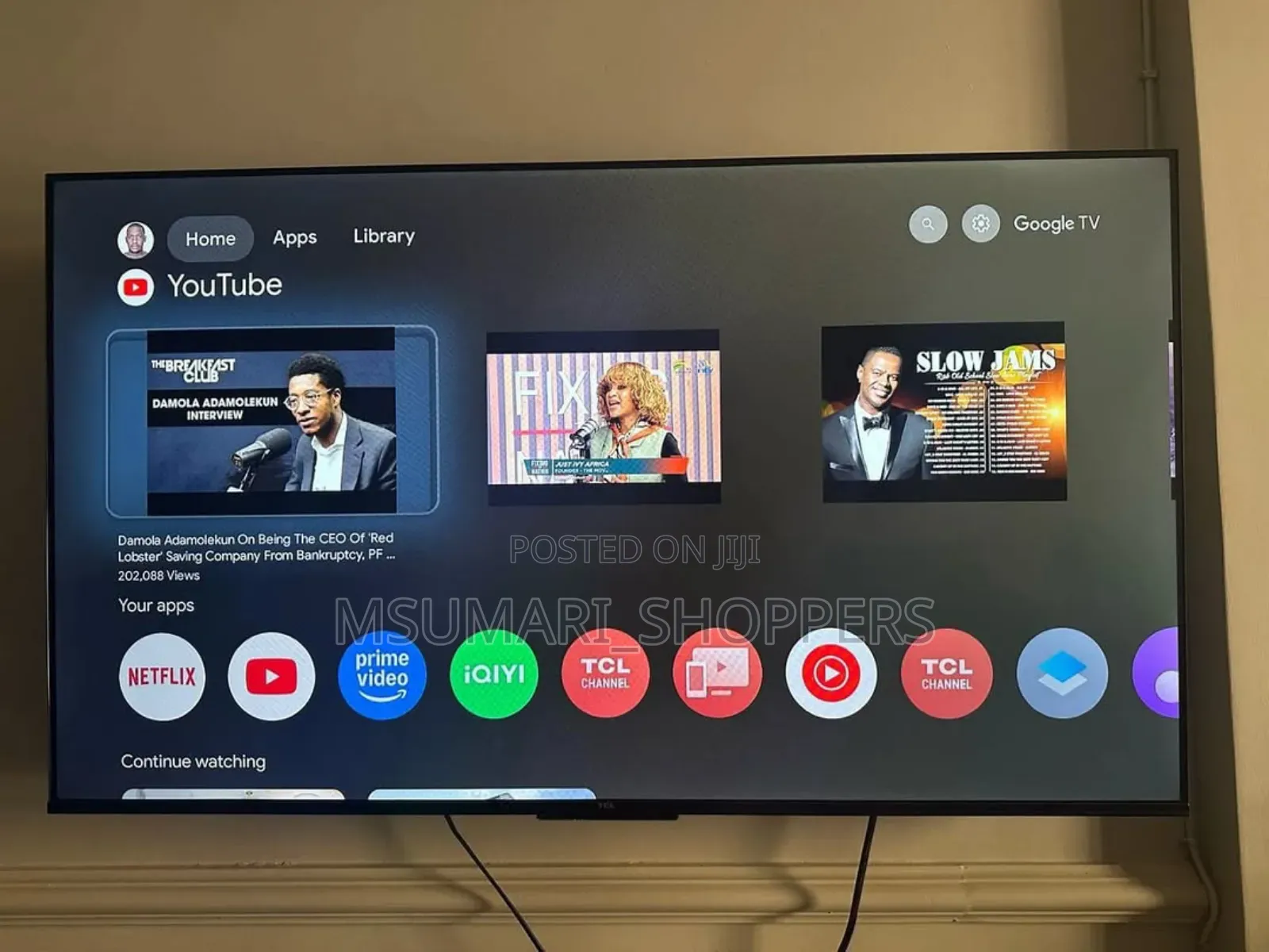 Tv Inch 55 TCL Brand