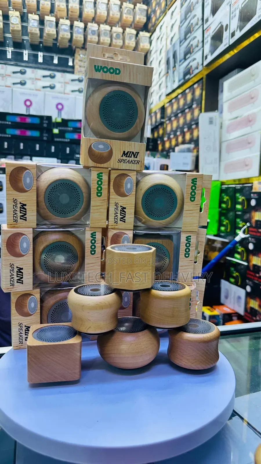Mini Wooden Bluetooth Speakers