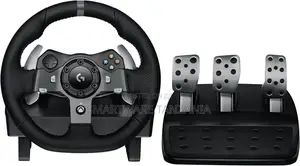 Logitech G923 Driving Force Racing Wheel and Floor Pedals