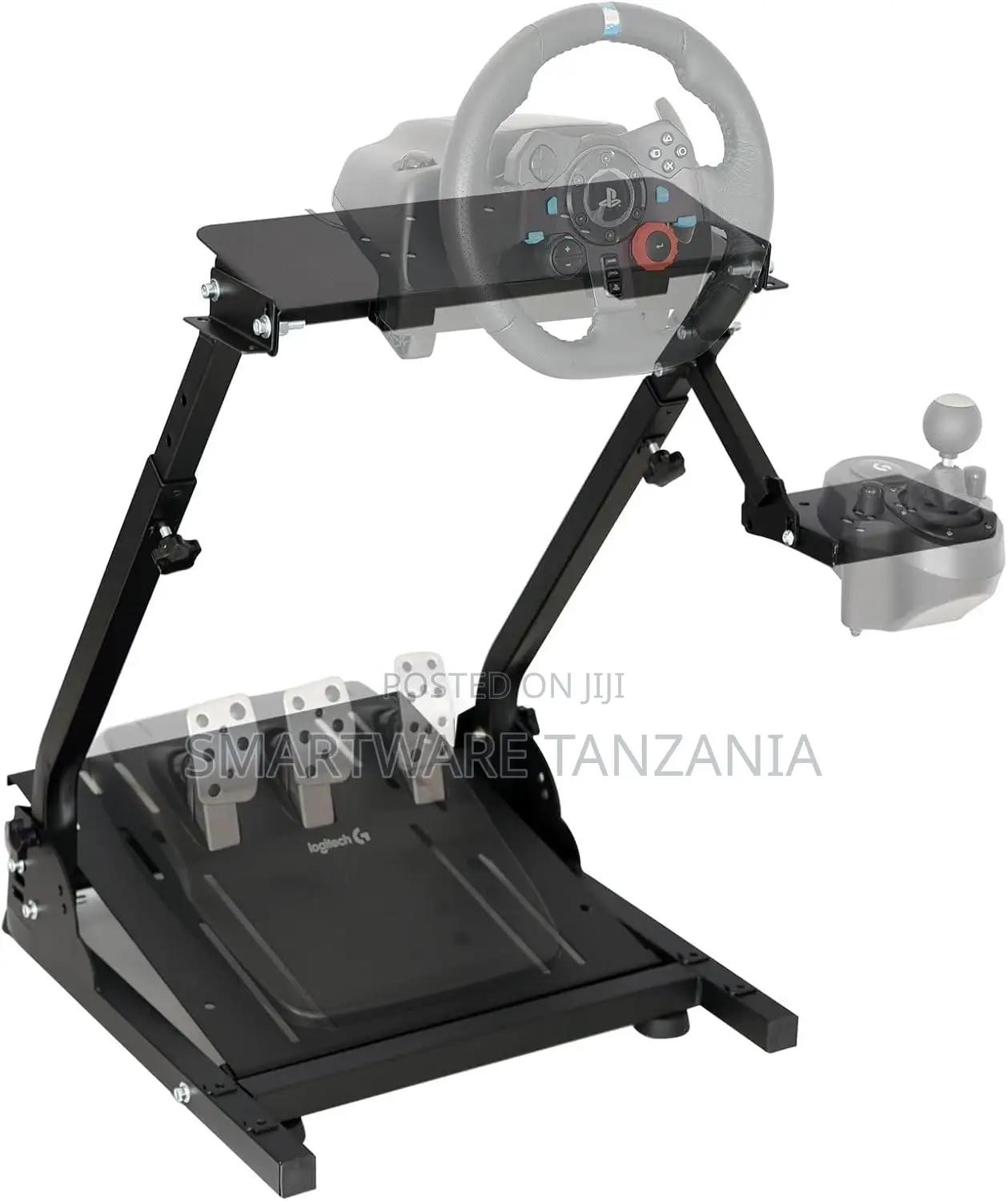 Logitech G923 With Racing Wheel Stand, Adjustable Foldable