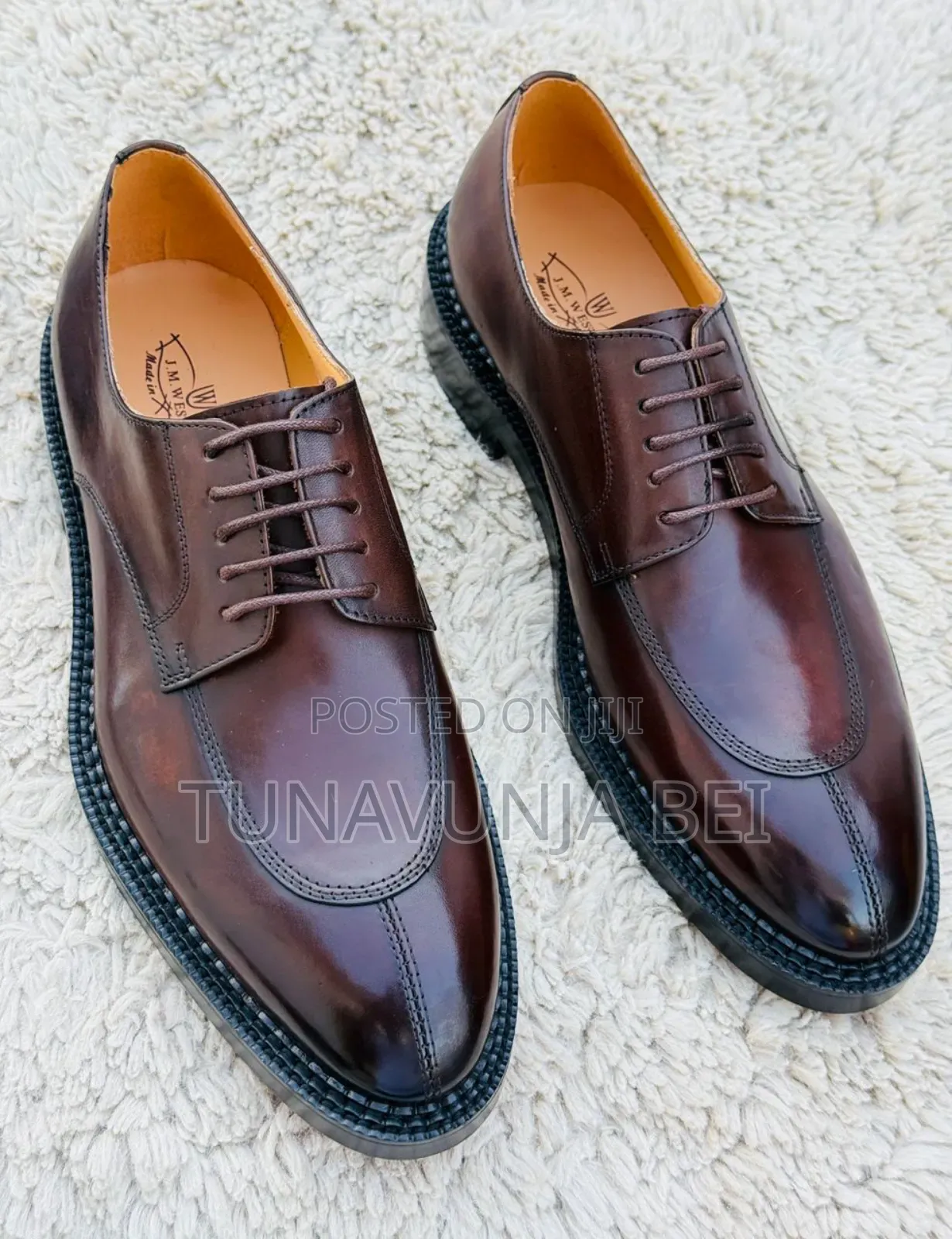 Coffee J M Wiston Brand/ Pure Leather Shoes