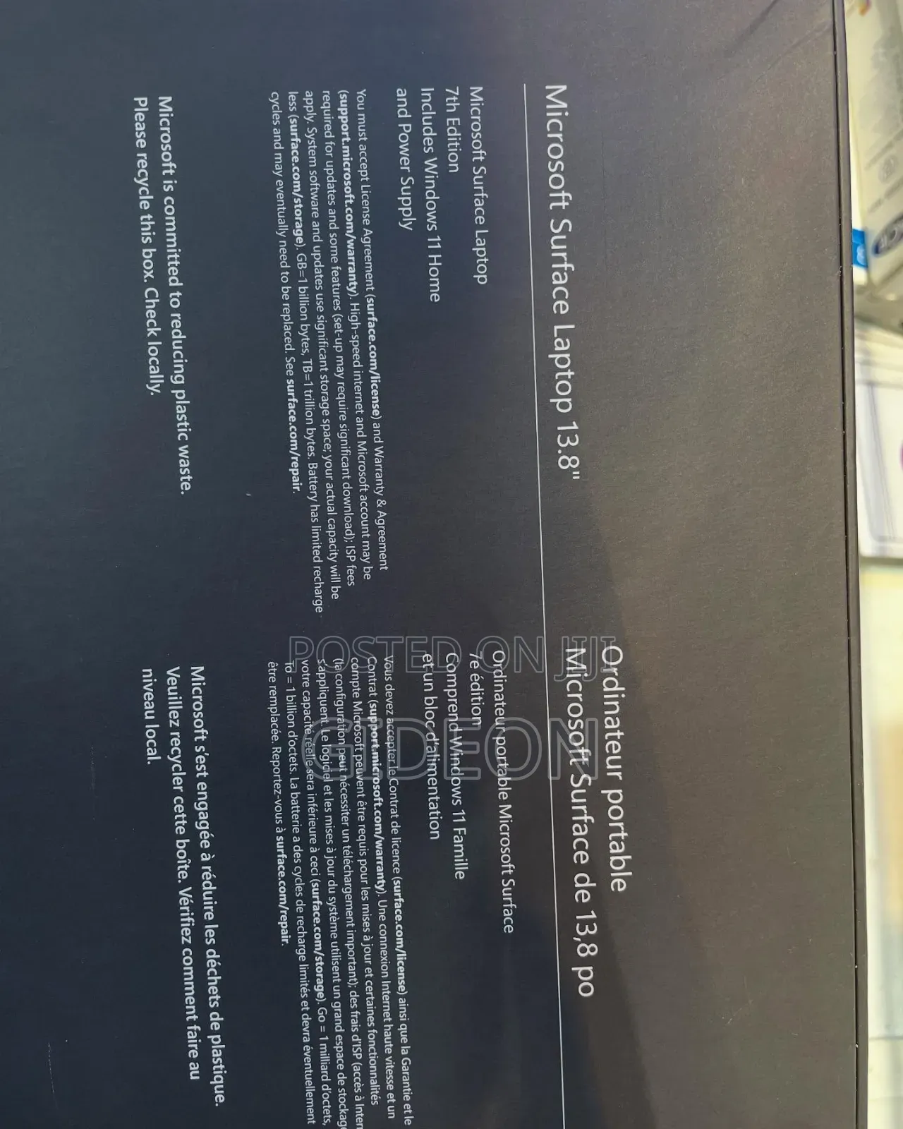 New Microsoft Surface Laptop 7 16GB Qualcomm Snapdragon X Elite SSD 1T
