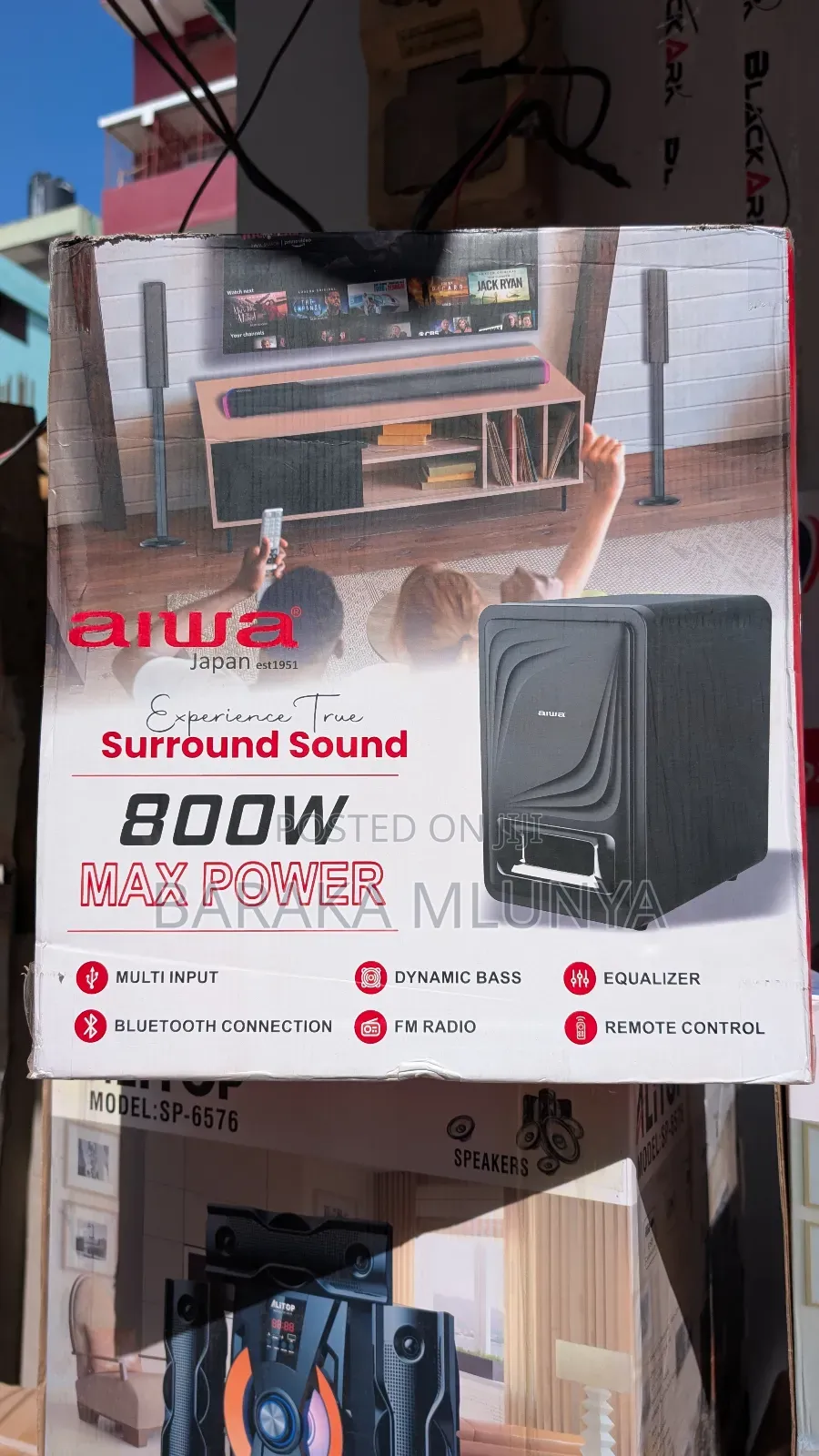 Aiwa Sound Bar Watts 800