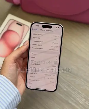 New Apple iPhone 15 128 GB Pink
