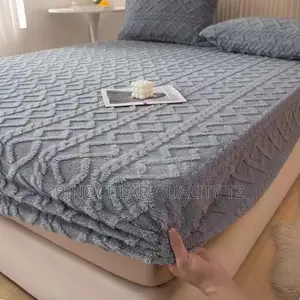 Soft Bed Fitted Sheet Sets Plush Mattress