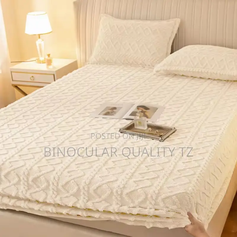 Soft Bed Fitted Sheet Sets Plush Mattress