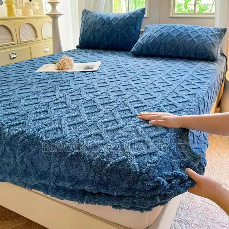 Soft Bed Fitted Sheet Sets Plush Mattress