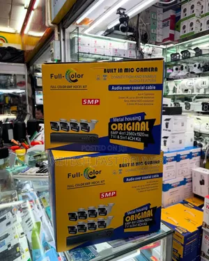 Full-Color 5mp Wired CCTV Kit 8 Cameras