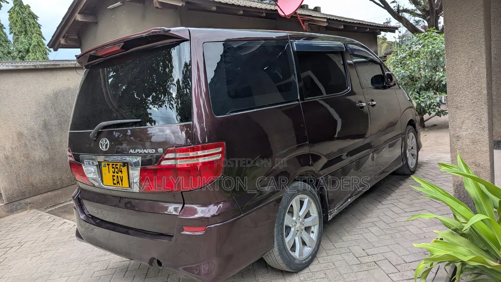 Toyota Alphard 2007 Purple