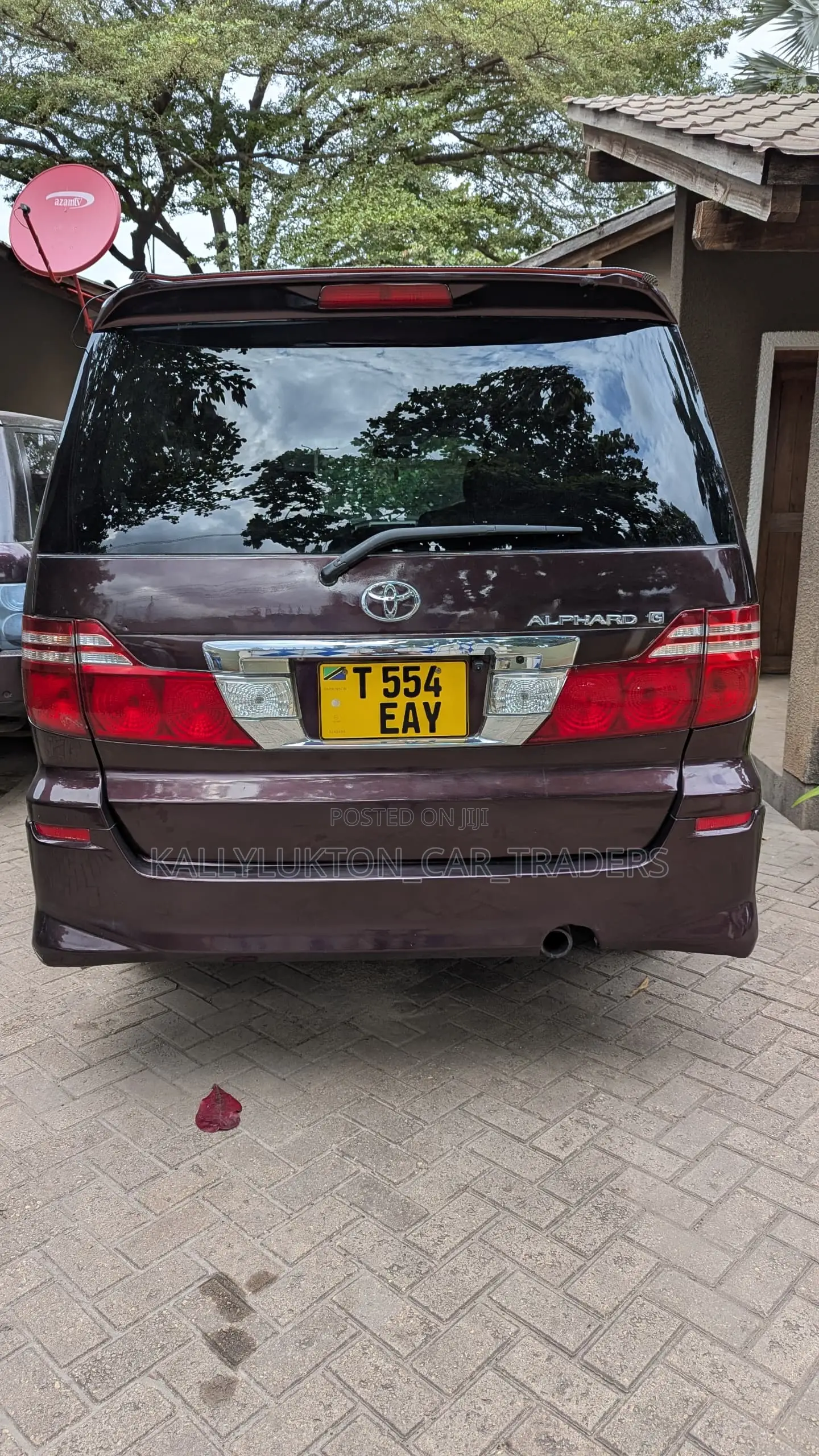 Toyota Alphard 2007 Purple