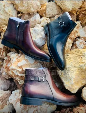 Boots Official With Side Buckles and Zipper