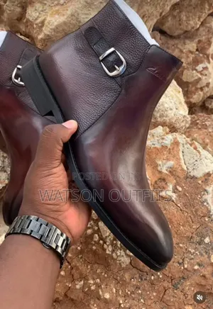 Boots Official With Side Buckles and Zipper