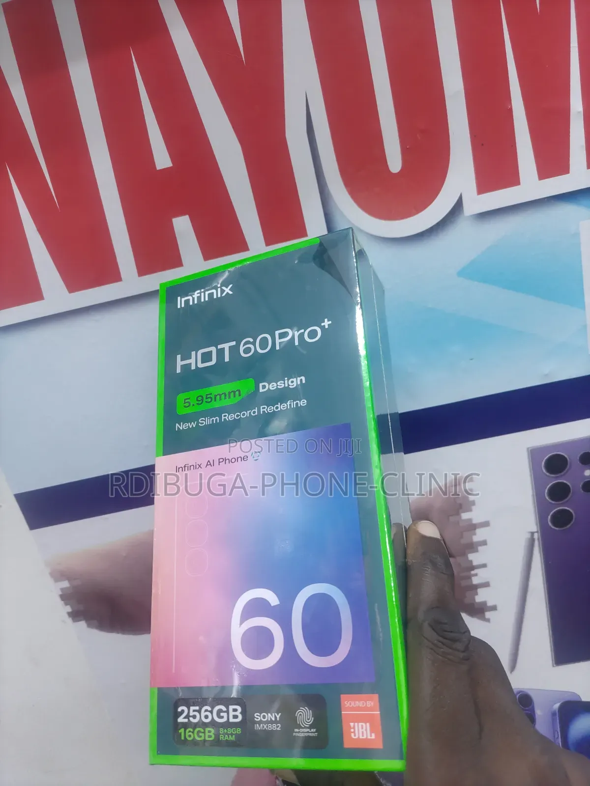 New Infinix Hot 60 Pro+ 128 GB Black