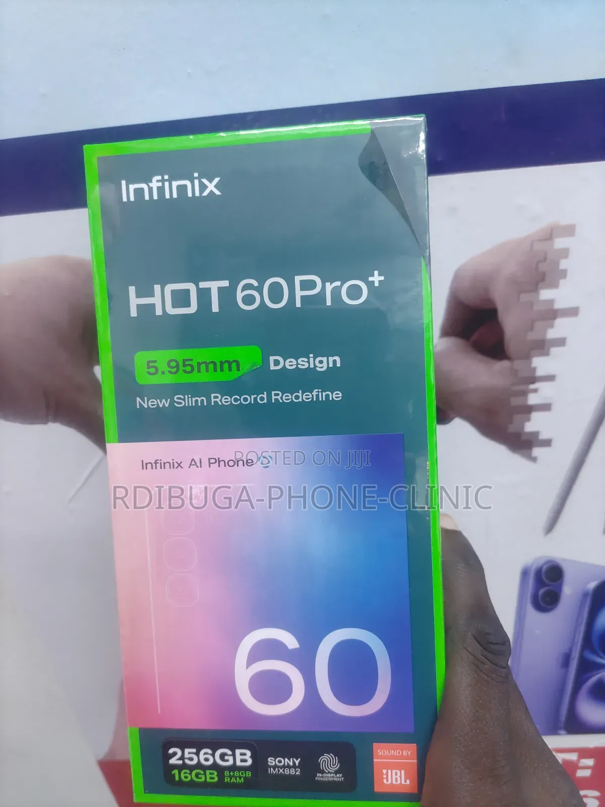 New Infinix Hot 60 Pro+ 128 GB Black