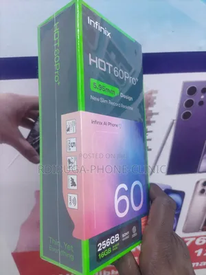 New Infinix Hot 60 Pro+ 128 GB Black