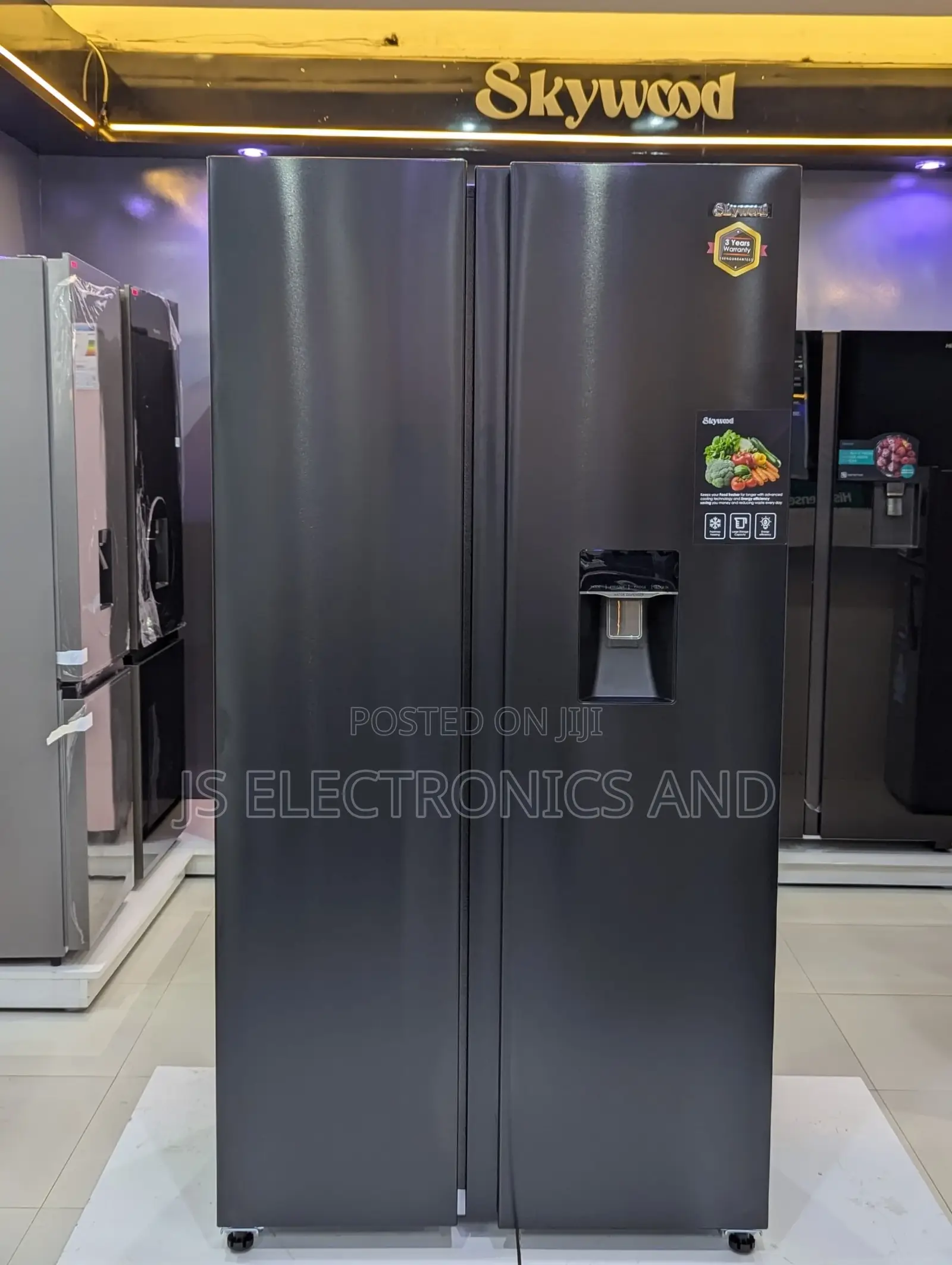Punguzo La Bei Skywood Fridge 439liter Side by Side Original