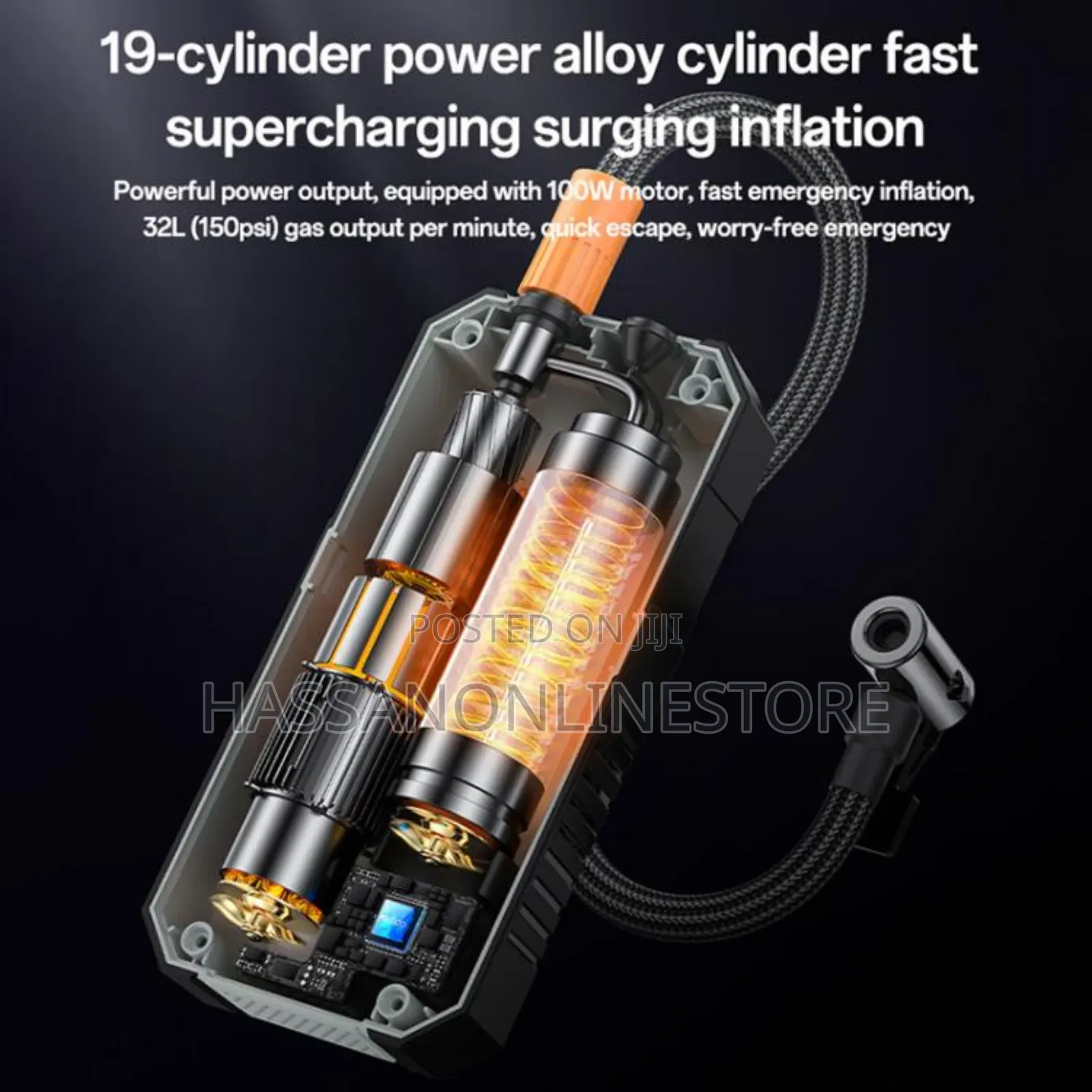 Yesido Vc12 7800mah Multi-Function Car Tire Inflator