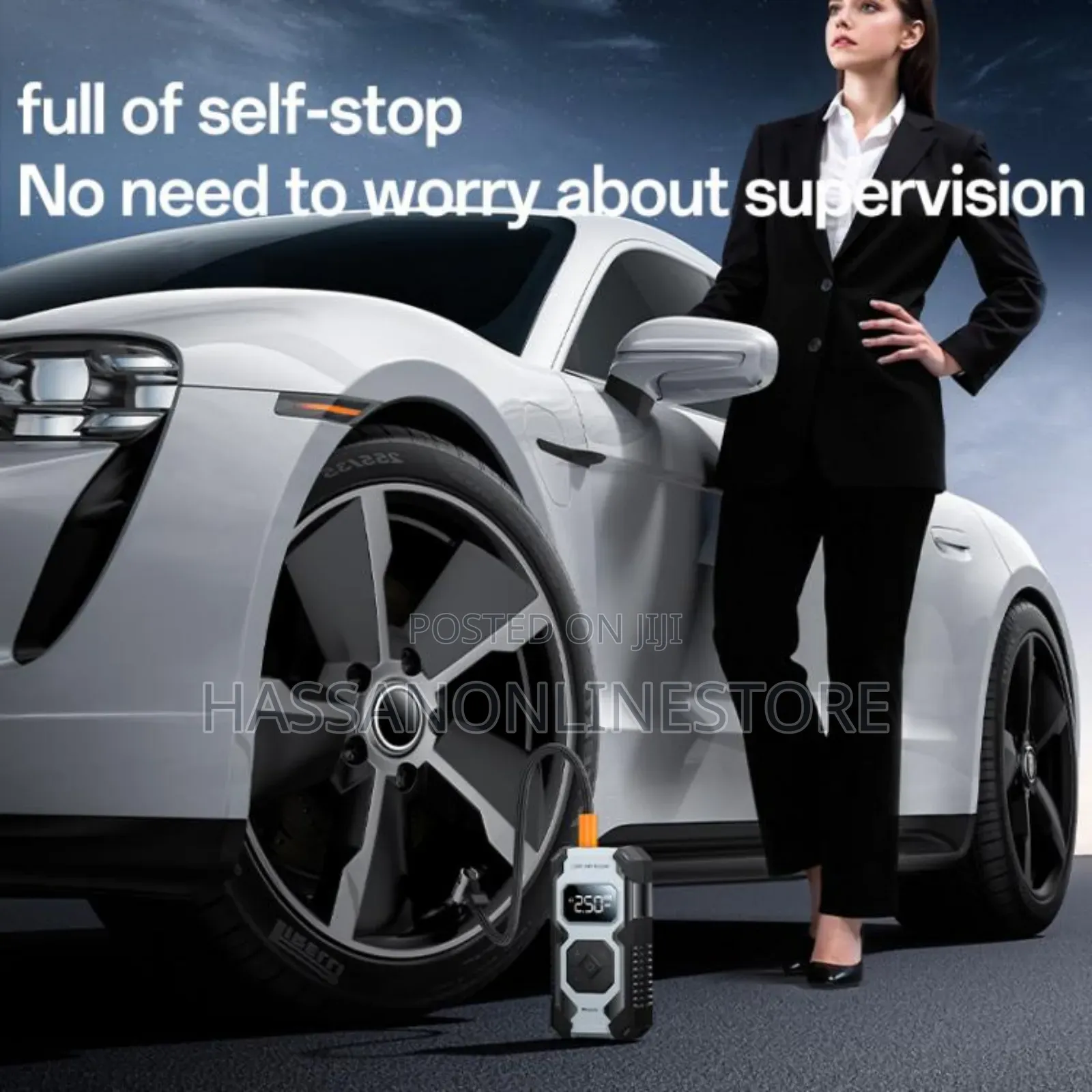 Yesido Vc12 7800mah Multi-Function Car Tire Inflator