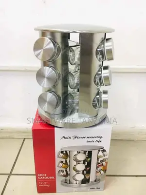 Spice Rack Set With 12 Spices Jar 3 Tier Kitchen Spice Tower