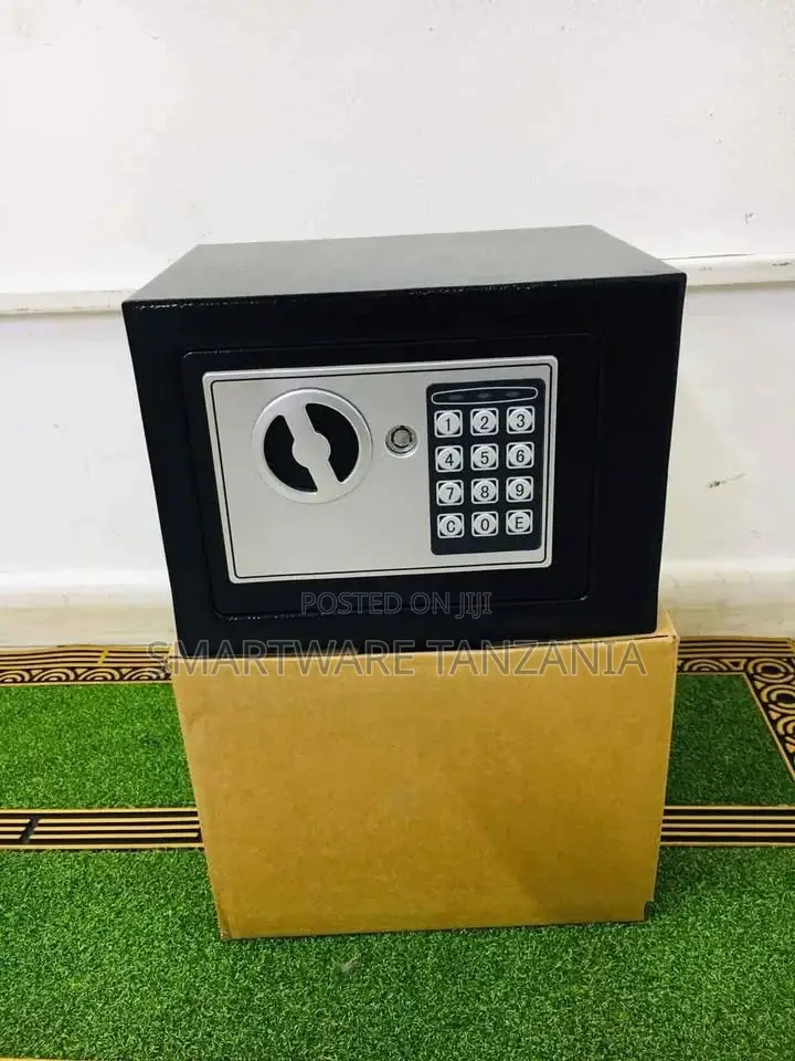 Safe Lock Box Steel Cash Box Money Jewelry Document Safe