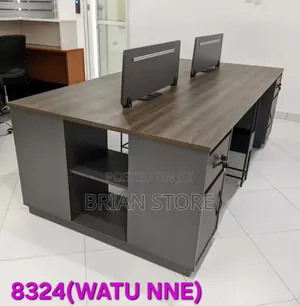 Office Cabinet With 4 Chairs Set