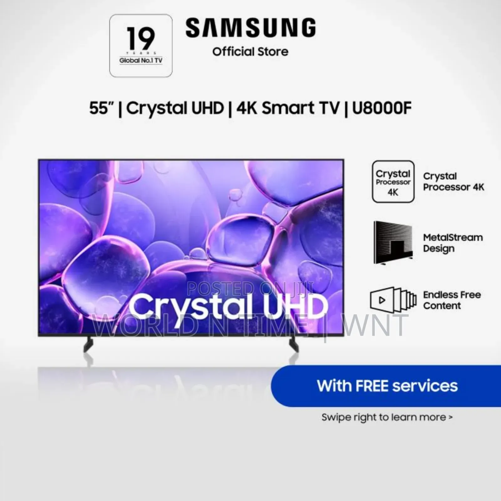 Samsung U8000f 55-Inch Crystal Uhd Smart Tv Ua55u8000f 2025