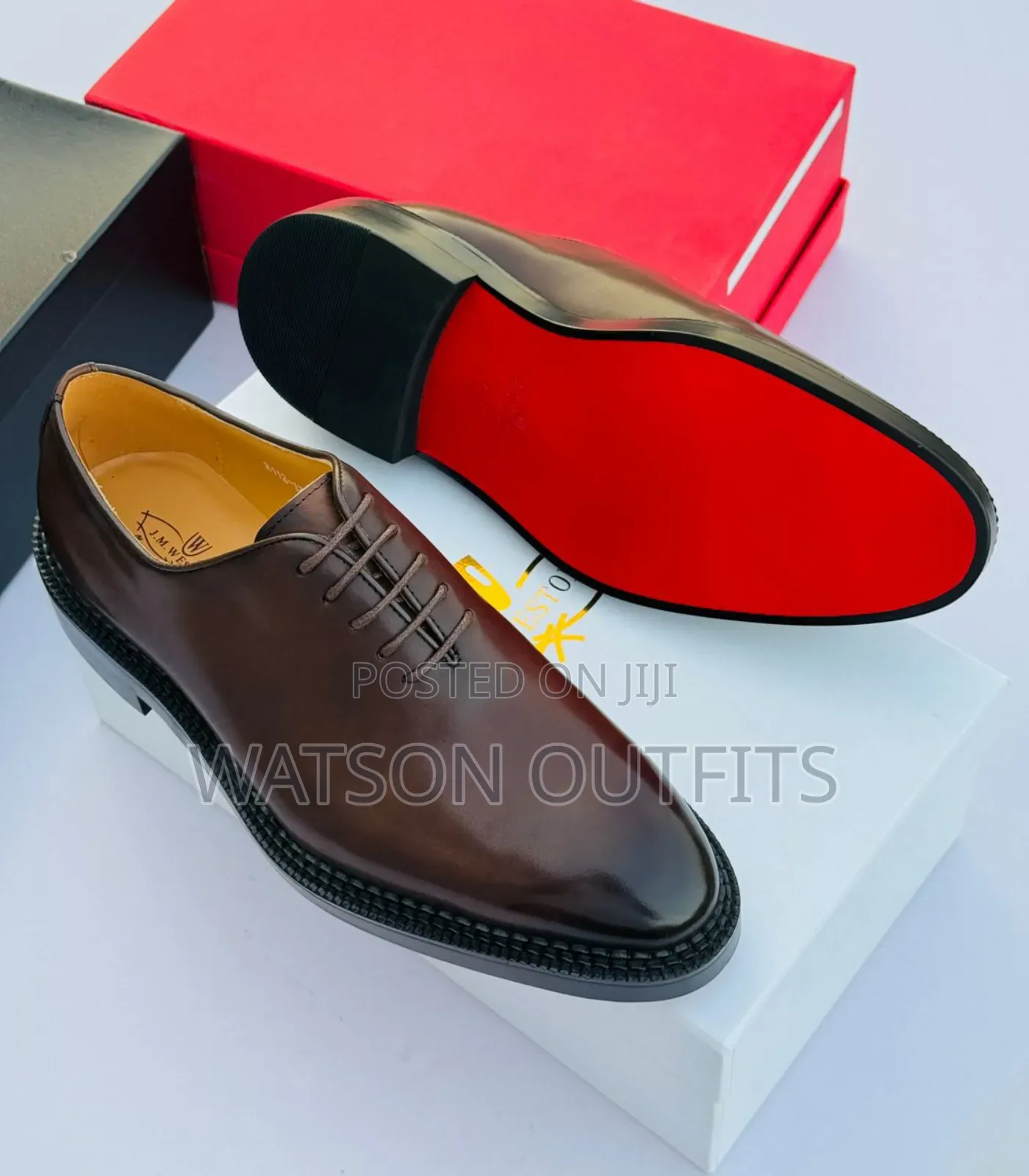 J.M Weston Men's Leather Shoes
