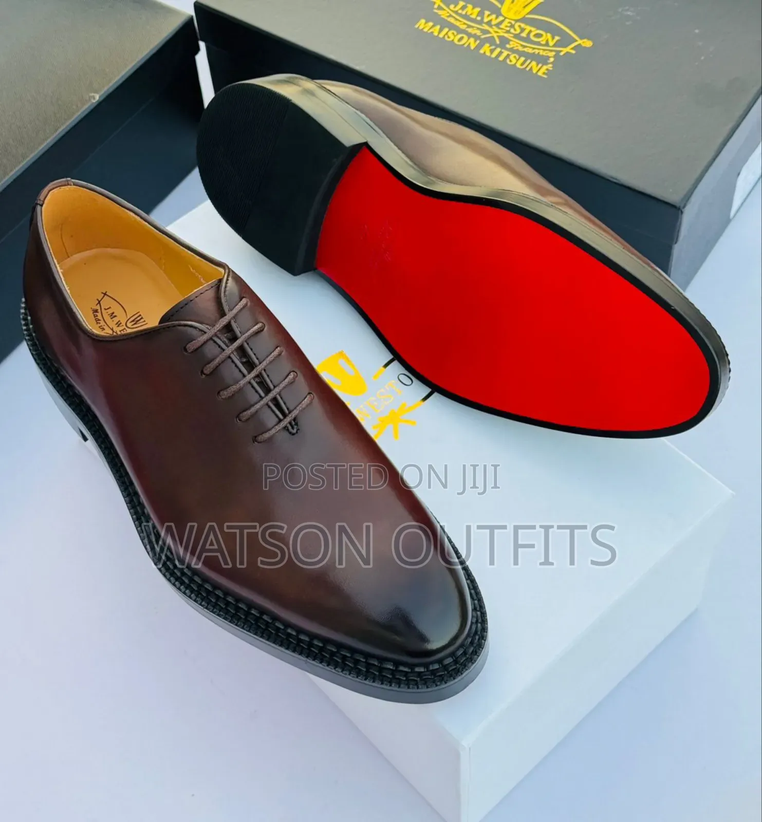 J.M Weston Men's Leather Shoes