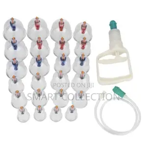 Traditional Hijama (Cupping Set) With Pump 24pcs