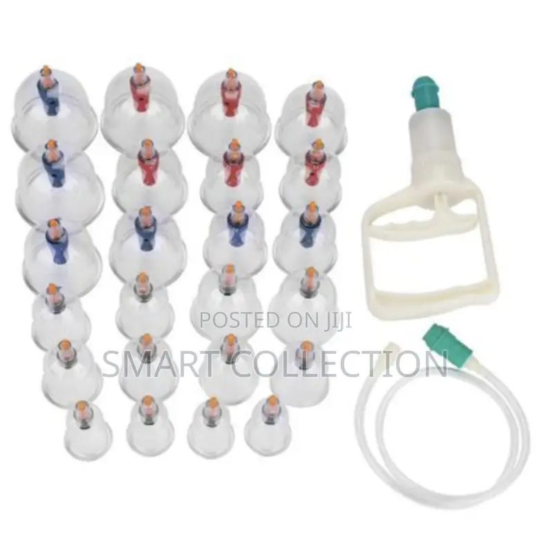 Traditional Hijama (Cupping Set) With Pump 24pcs