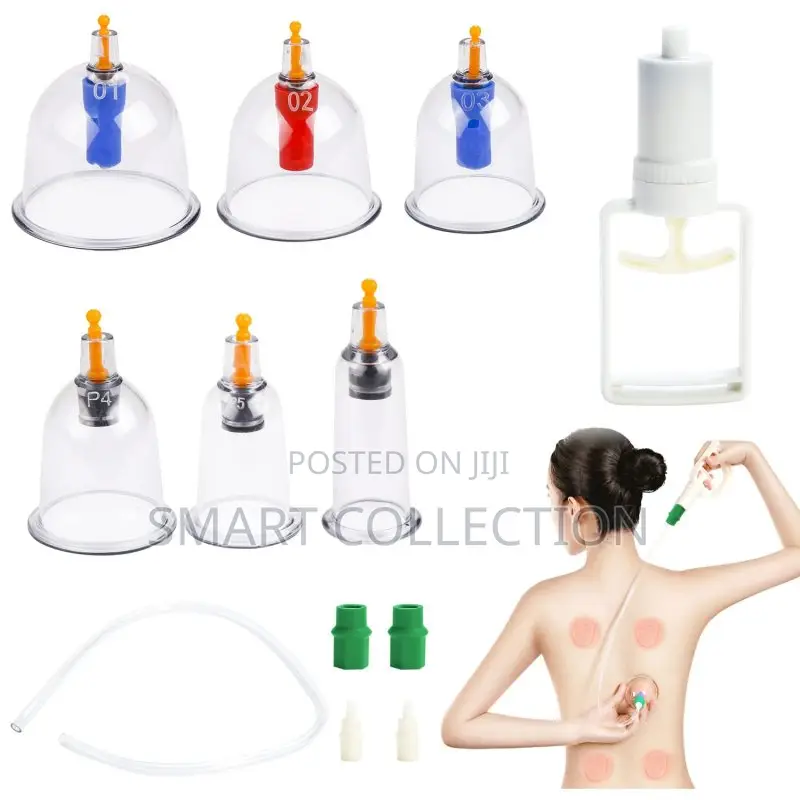 Traditional Hijama (Cupping Set) With Pump 24pcs