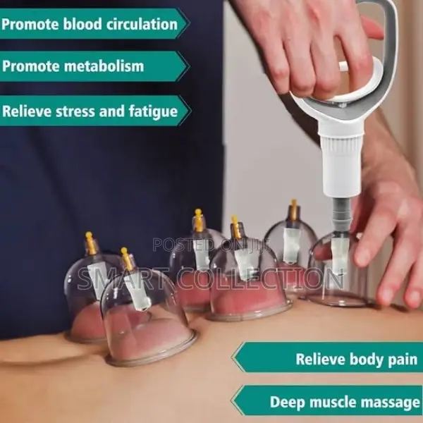 Traditional Hijama (Cupping Set) With Pump 24pcs
