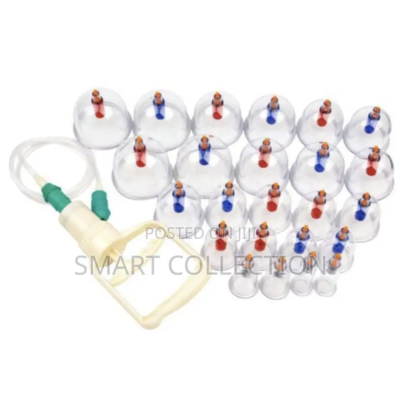 Traditional Hijama (Cupping Set) With Pump 24pcs