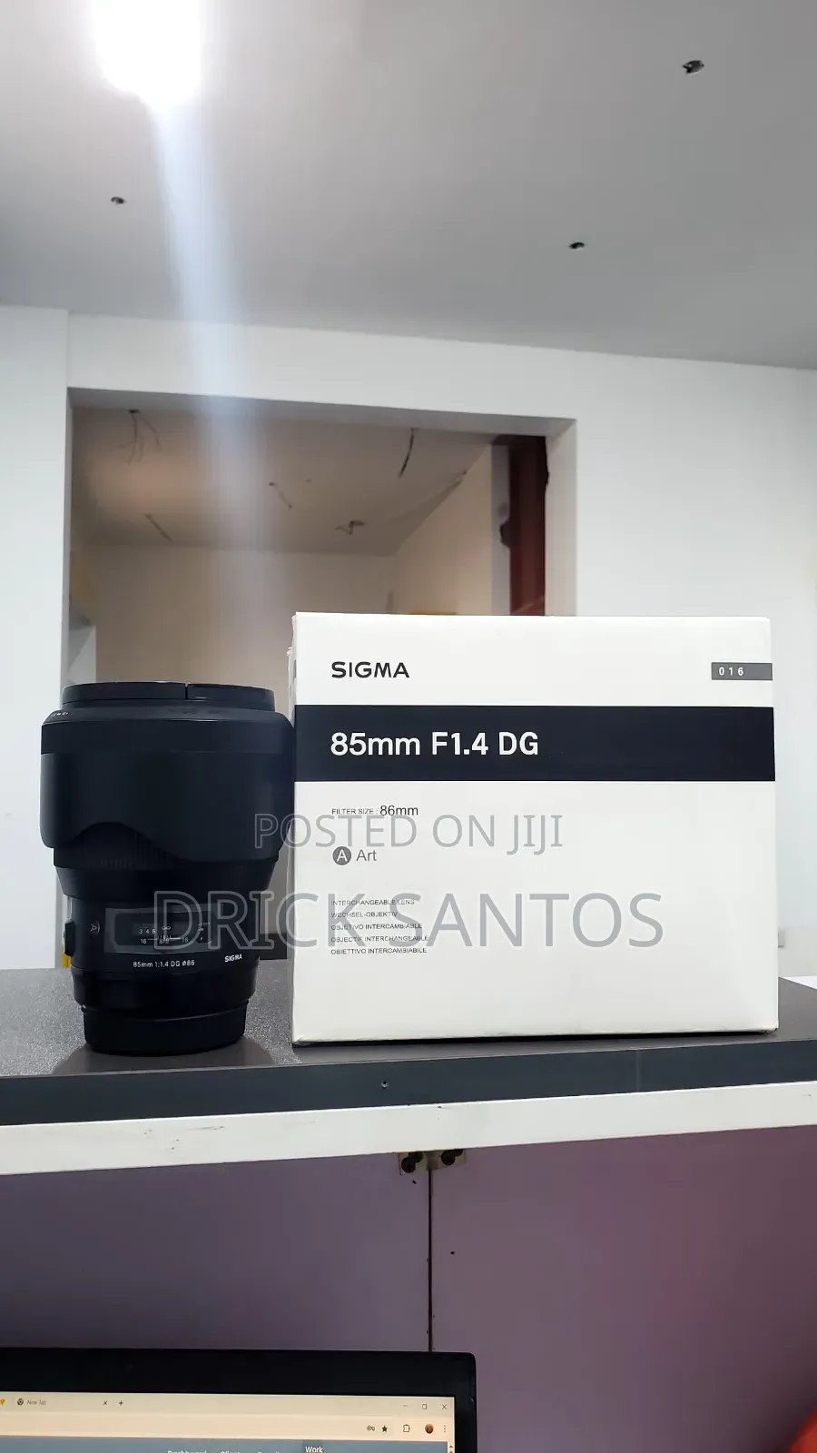Sigma 85mm F1.4 Lens Ya Canon Ni Open Box Sio Brand New