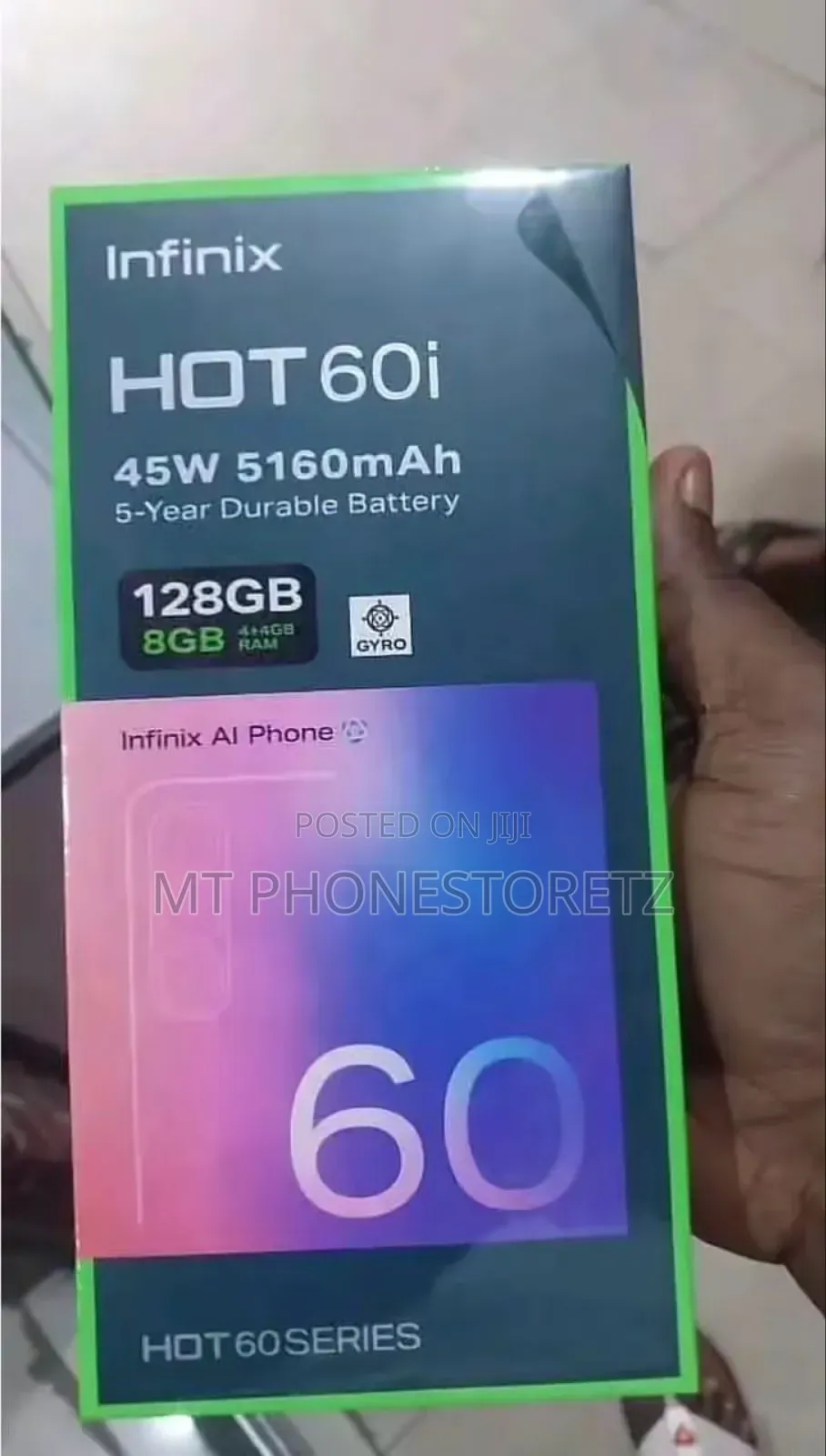 New Infinix Hot 60i 128 GB