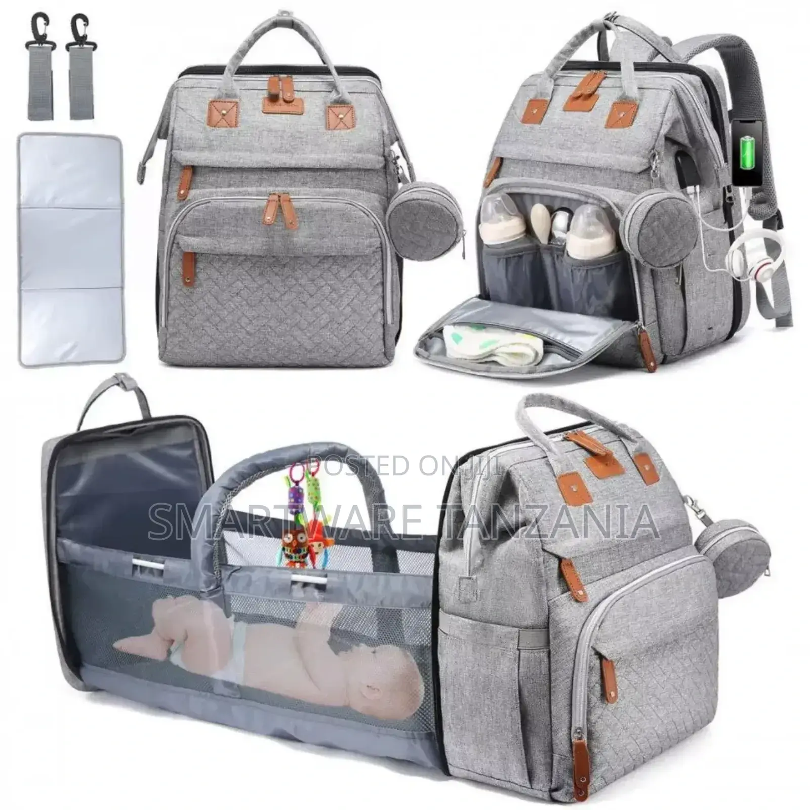 Baby Diaper Bag, Diaper Changing Station For Boys Girls