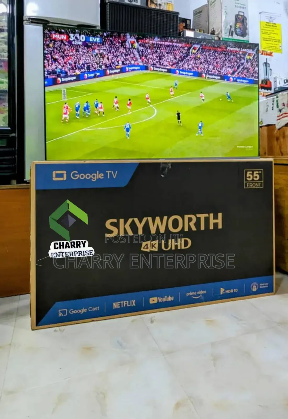 Skyworth Uhd 55inch Google Tv
Netflix, Youtube,