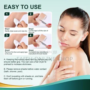 Silicone Scar Sheets Size:* 1.6" X 120" (4cm X 3m)