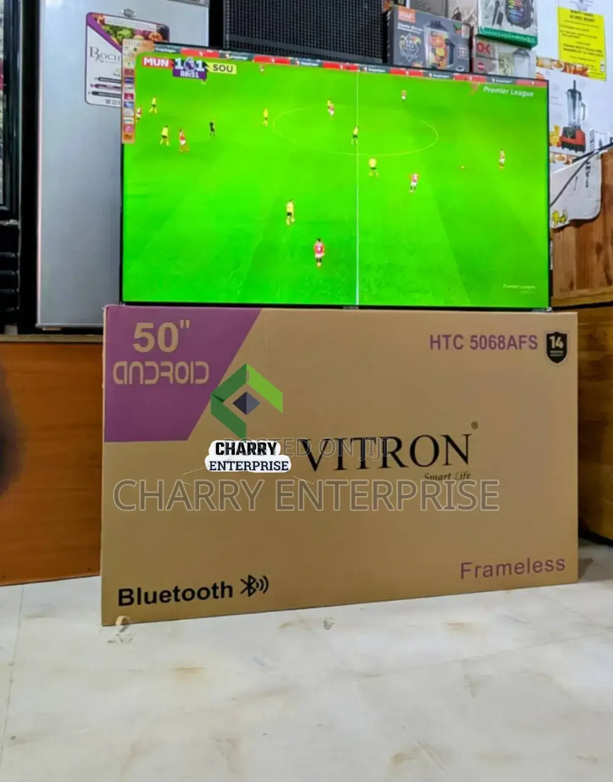 Offer Vitron Smart Frameless Tv 50 Inch With Bluetooth