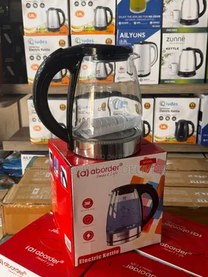 Aborder 2l Electric Transparent Glass Kettle