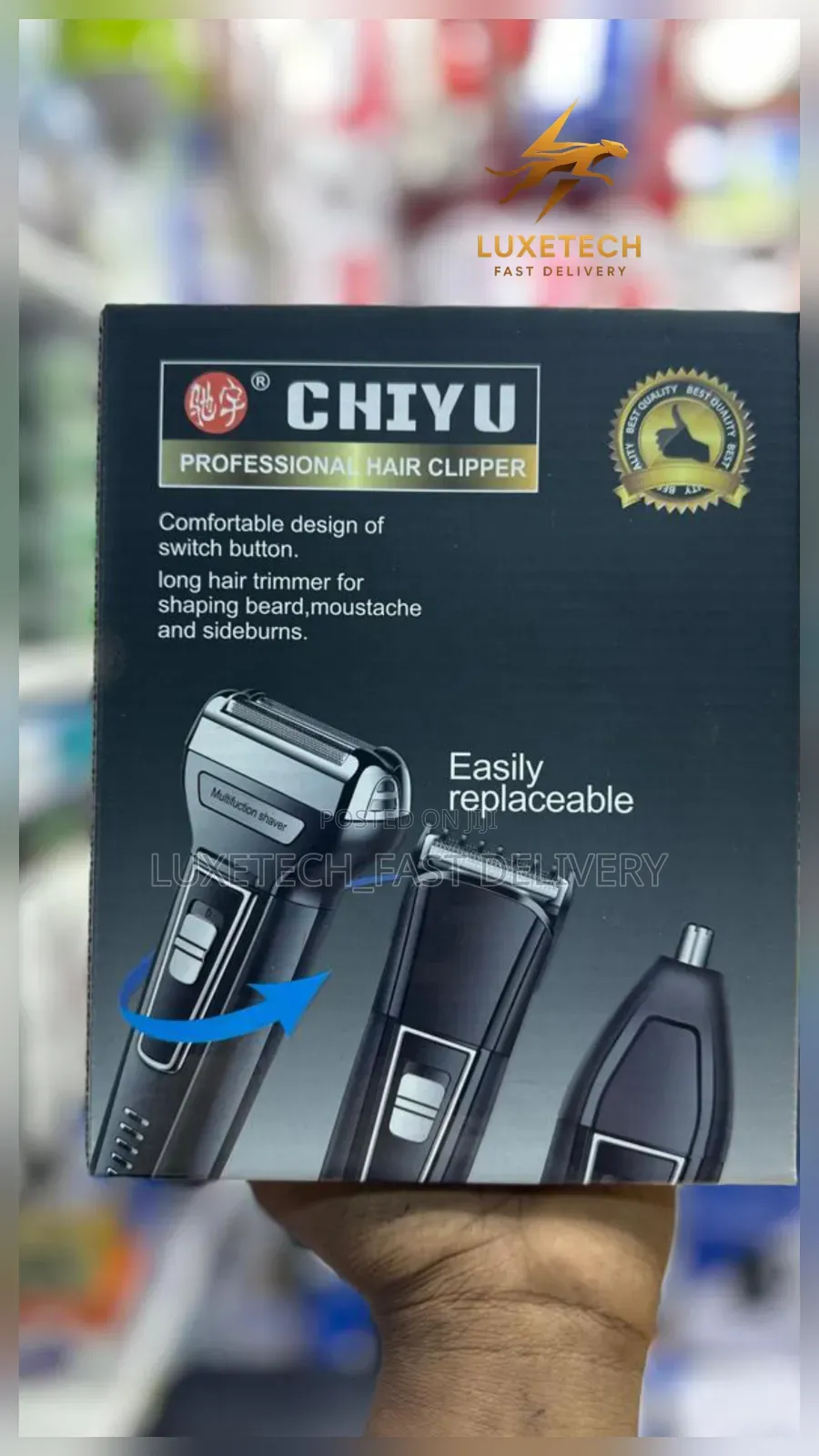 Chiyu Professional Hair Clipper 3-in-1 | Beard Trimmer