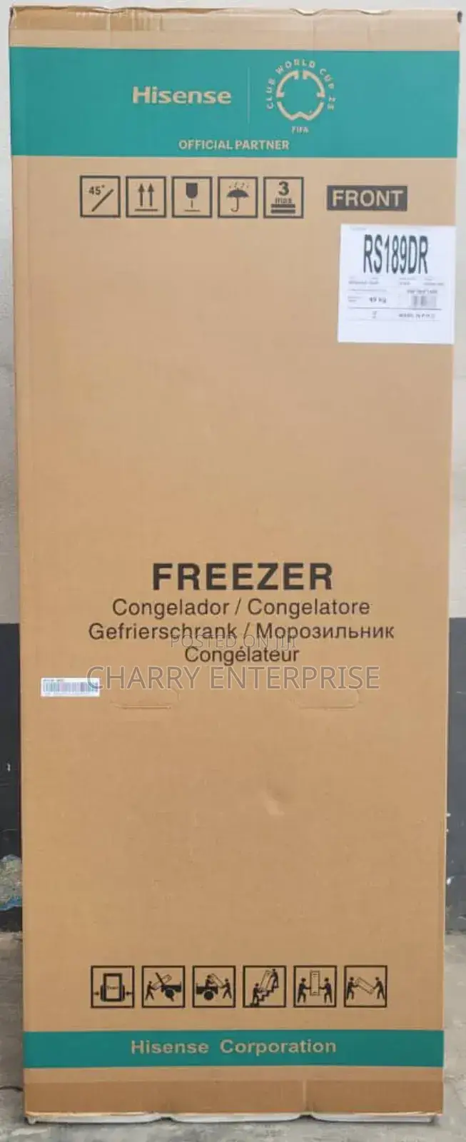 Hisense Upright Freezer Rs18dr Freezer Ya Kusimama 190 Litre