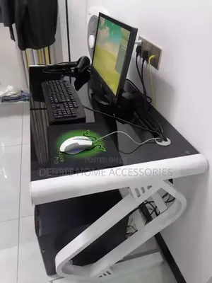Home Office Desk Top Glass