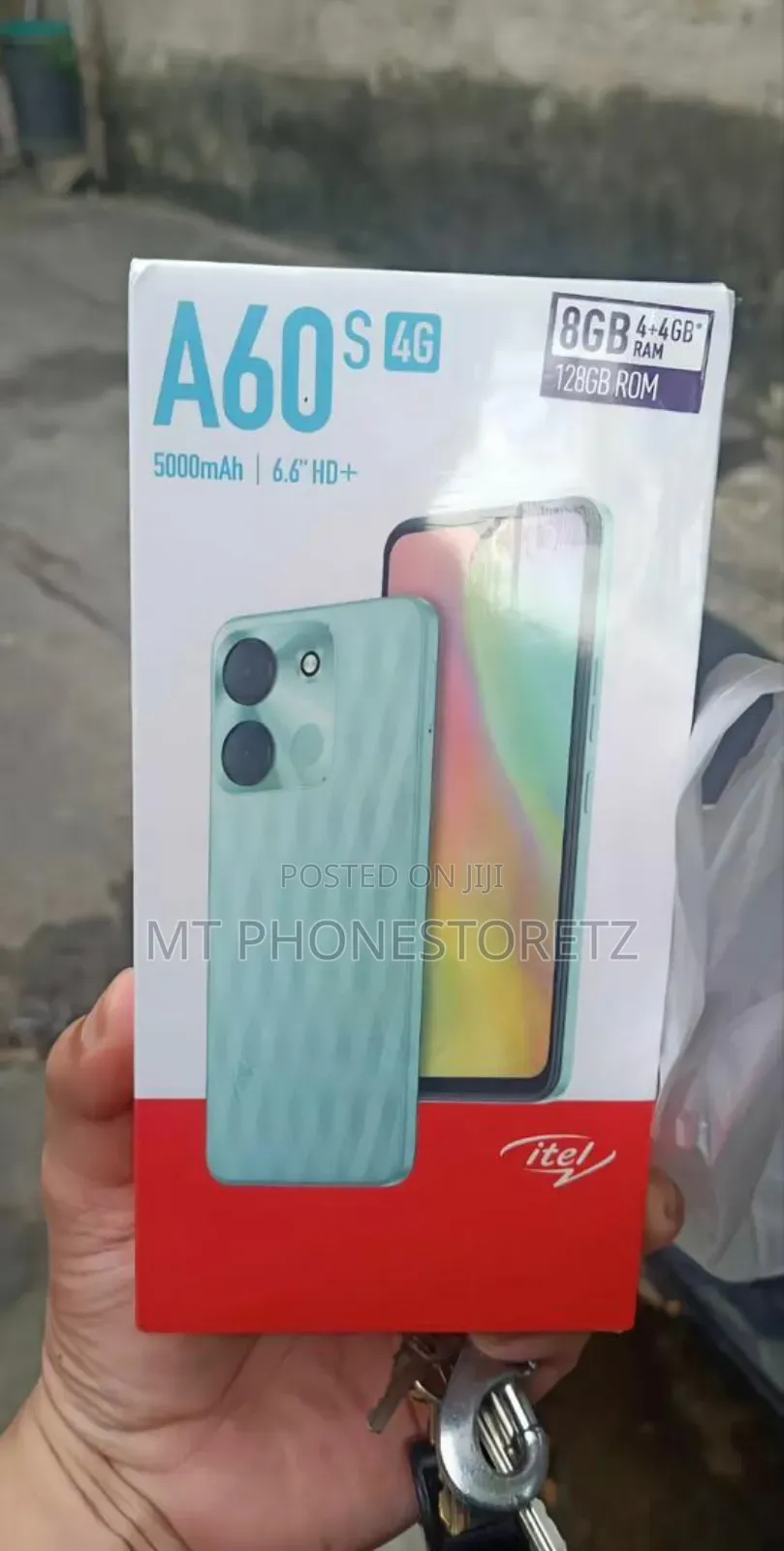New Itel A60S 128 GB