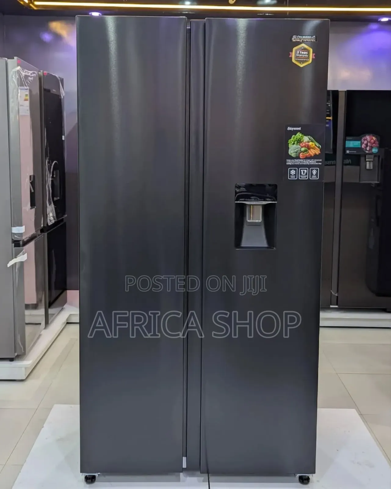 Skywood Side by Side Refrigerator Sky439
