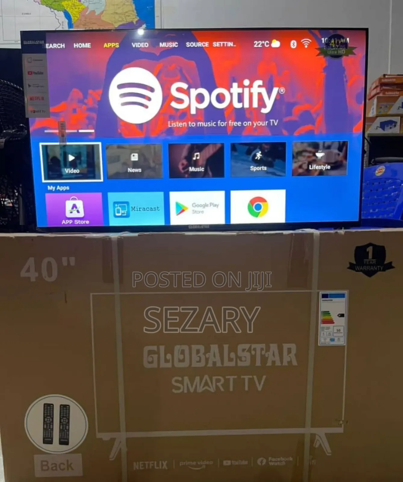 Global Star 40 Inch Smart Tv