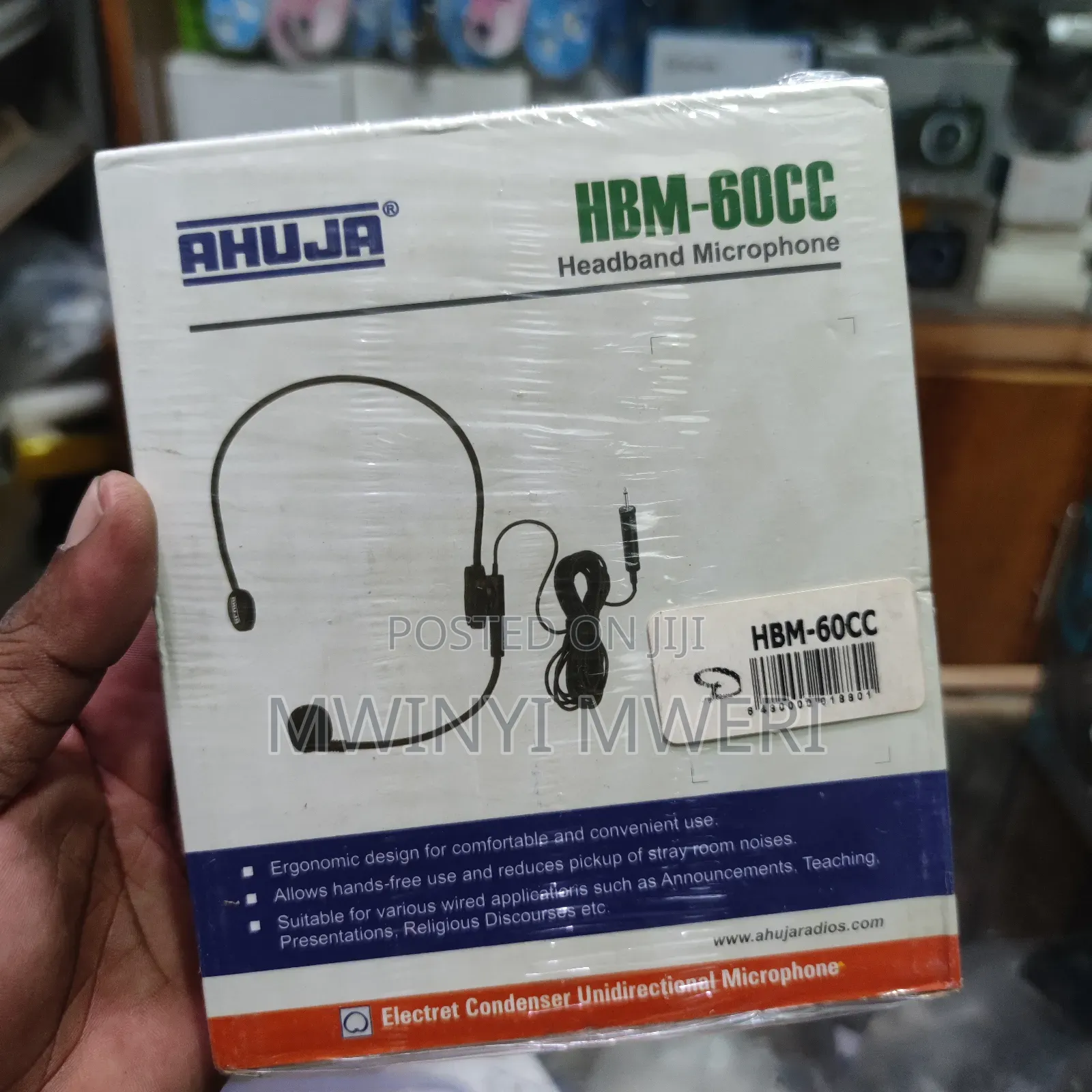 Ahuja HBM-60cc Headband Microphone