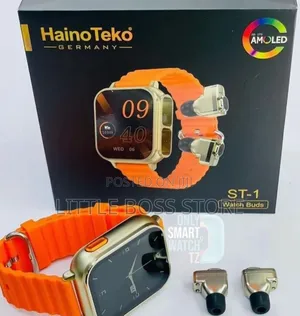 Hainoteko Smart Watch With Free Earpods