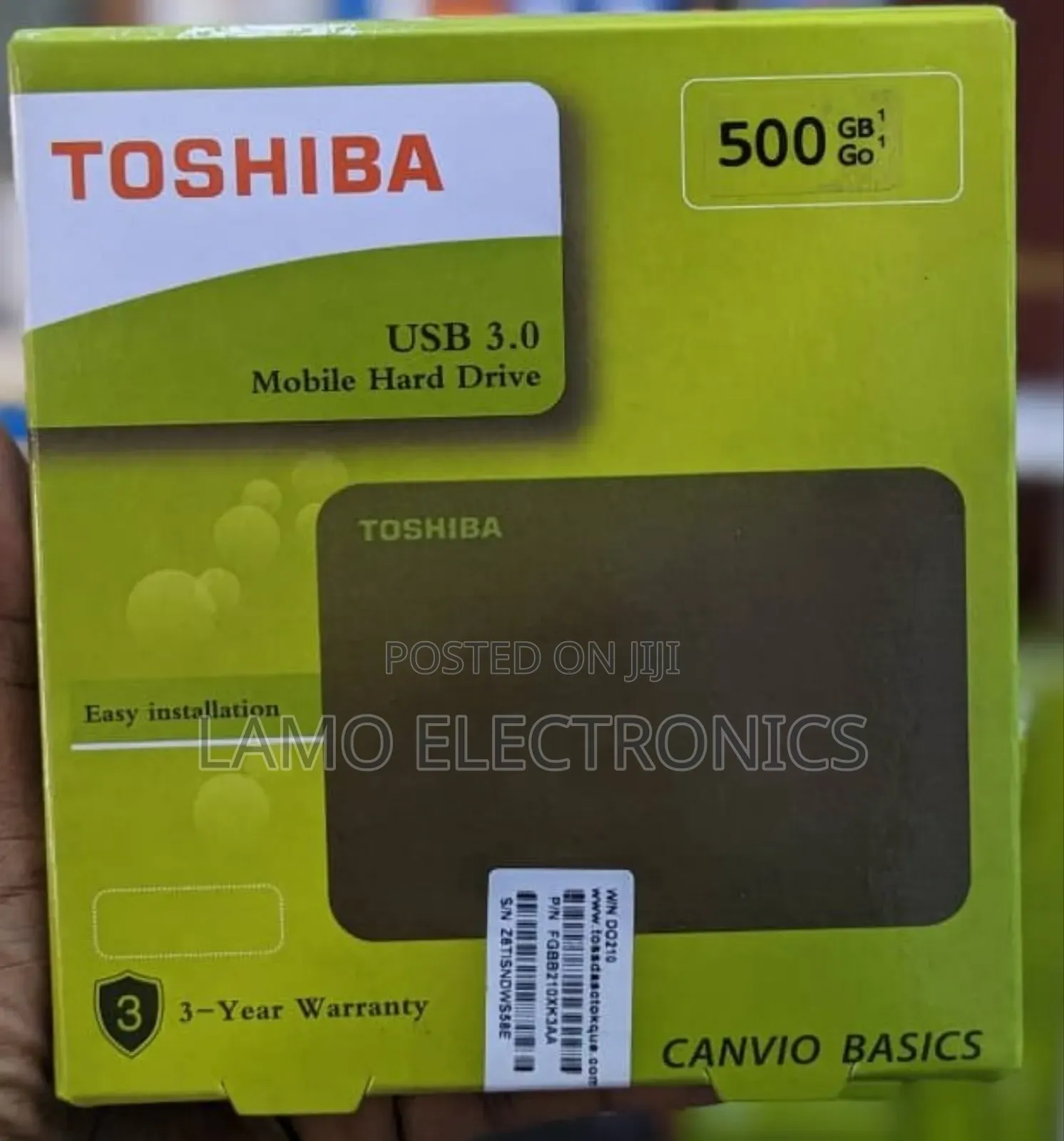 Toshiba Canvio Basics 500gb Hard Drive