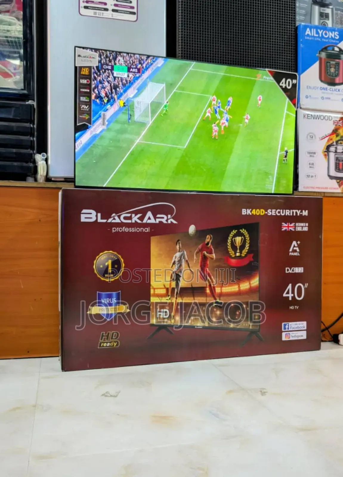 Black Ark 40-Inch Hd Tv, Model Bk40d